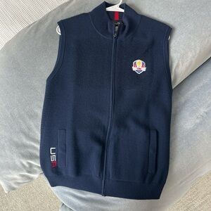 RLX Ralph Lauren Navy 2023 Ryder Cup Zip-Up Sweater Vest
